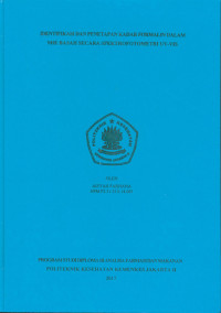 Identifikasi dan Penetapan Kadar Formalin dalam Mie Basah  secara Spektrofotometri UV-Vis