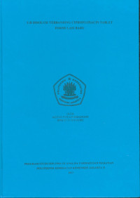 Uji Disolusi Terbanding Ciprofloxacin Tablet Formualsi Baru