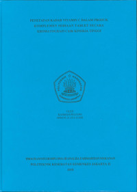 Penetapan Kadar Vitamin C Dalam Komplemen Sediaan Tablet Secara Kromatografi Cair Kinerja Tinggi