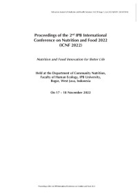 Proceedings of the 2nd IPB International Conference on Nutrition and Food 2022 (ICNF 2022)