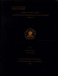 Pemodelan Tensimeter Disertai Suara Berbasis Arduino