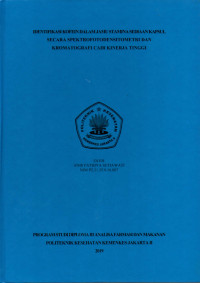 Identifikasi Kofein dalam Jamu Stamina Sediaan Kapsul secara Spektrofotodensitometri dan Kromatografi Cair Kinerja Tinggi