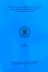Identifikasi Parasetamol pada Jamu Pegal Linu Sediaan Serbuk secara Kromatografi Lapis Tipis dan Spektrofotodensitometri