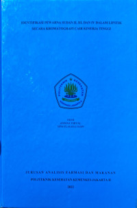 Identifikasi Pewarna Sudan II, III, dan IV dalam Lipstik secara Kromatografi Cair Kinerja Tinggi