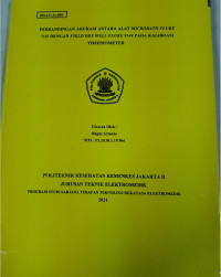 Perbandingan Akurasi Antara Alat Microbath Fluke 7103 Dengan Field Dry Well Fluke 9144 Pada Kalibrasi Themometer