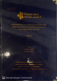 Pengembangan Alat Timbangan Kalori untuk Memantau Kebutuhan Kalori Harian dalam Upaya Pencegahan Obesitas