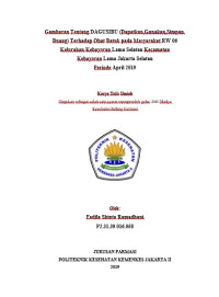 Gambaran Tentang DAGUSIBU (Dapatkan,Gunakan,Simpan,Buang) Terhadap Obat Batuk pada Masyarakat RW 06 Kelurahan Kebayoran Lama Selatan Kecamatan Kebayoran Lama Jakarta Selatan Periode April 2019