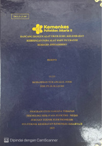 Rancang Bangun Alat Ukur Suhu, Kelembaban dan Kebisingan Pada Alat Baby Incubator Berbasis Spreadsheet