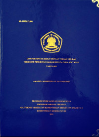 Uji Efektifitas Zeolit Dengan Variasi Ukuran Terhadap Penurunan Kadar Besi (Fe) Pada Air Tanah Tahun 2021