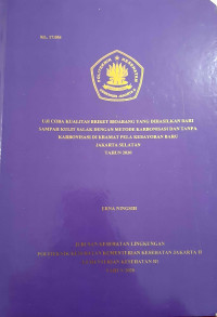 Uji Coba Briket Bioarang yang dihasilkan dari Sampah Kulit Salak dengan Metode Karbonisasi dan Tanpa Karbonisasi di Kramat Pela Kebayoran Baru Jakarta Selatan Tahun 2020