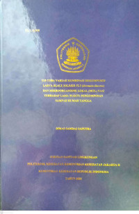 Uji Coba Variasi Kombinasi Dekomposer Larva Black Soldier Fly (Hermitia Illucens) dan Mikroorganisme Lokal (MOL) Nasi Terhadap Lama Waktu Pengomposan Sampah Rumah Tangga