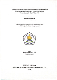 Profil Peresepan Obat Pada Pasien Parkinson Di Instalasi Rawat Jalan Lantai 2 Rumah Sakit Pusat Otak Nasional Periode Januari - Juni Tahun 2018