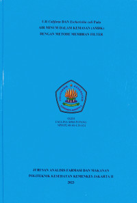 Uji Coliform dan Escherichia coli pada Air Minum Dalam Kemasan (AMDK) dengan Metode Membran Filter