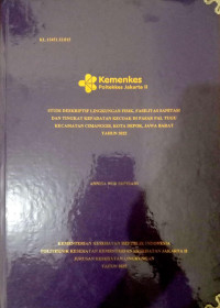 STUDI DESKRIPTIF LINGKUNGAN FISIK, FASILITAS SANITASI  DAN TINGKAT KEPADATAN KECOAK DI PASAR PAL TUGU KECAMATAN CIMANGGIS, KOTA DEPOK, JAWA BARAT TAHUN 2025