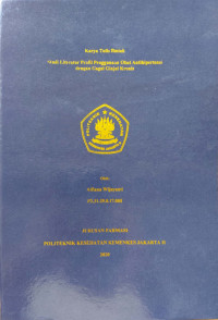 Studi Literatur Profil Penggunaan Obat Antihipertensi dengan Gagal Ginjal Kronis
