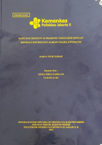 RANCANG BANGUN ULTRASONIC NEBULIZER DENGAN KENDALI KECEPATAN ALIRAN UDARA OTOMATIS