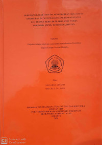 Hubungan Karakteristik ,Pengetahuan Gizi, Asupan Energi Dan Zat Gizi Makan Siang dengan Status Gizi Tenaga Kerja  di PT. IRON Wire Works Indonesia (IWWI), Tangerang, Banten