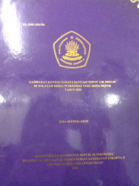 Gambaran Kondisi Sarana Sanitasi Depot Air Minum Di Wilayah Puskesmas Tugu Kota Depok Tahun 2023