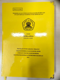 PEMODELAN ALAT PENGUKUR KADAR BILIRUBIN NON INVASIF DENGAN TEMPERATURE BERBASIS IOT