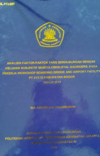 Pengaruh Pengetahuan Karakteristik Pekerja Perilaku Tidak Aman Dan Kondisi Tidak Aman Terhadap Kecelakaan Kerja Di Section Welding PT Suzuki Indomobil Motor Plant Tambun II-4W Bekasi Jawa Barat Tahun 2017