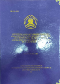 Uji Efektivitas Karbon Aktif Limbah Kulit Durian (Durio zibethinus) Dengan Variasi Ketebalan Sebagai Media Filtrasi Dalam Penurunan Kadar Besi (Fe) Pada Air Tanah di Komplek Arinda Permai
2, Pondok Aren, Kota Tangerang Selatan, Tahun 2021