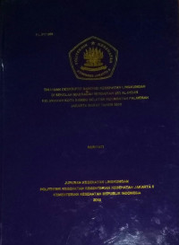 Tinjauan Deskriptif Sanitasi Kesehatan Lingkungan Di Sekolah Madrasah Ibtidaiyah (MI) AL-IHSAN Kelurahan Kota Bambu Selatan Kecamatan Palmerah Jakarta Barat Tahun 2018