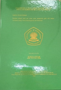 Analisis Kelayakan Apron pada RS Tipe C Di Instalasi Radiologi RS X Wilayah Bekasi