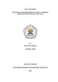 Studi Literatur Skrining Fitokimia dan Aktivitas Antioksidan Ekstrak Daun Kelor (Moringa oleifera Lam.)