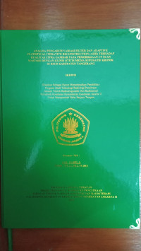 Analisa Pengaruh Variasi Filter dan Adaptive Statistical Iterative Reconstruction (ASIR) Terhadap Kualitas Citra Gambar Pada Pemeriksaan CT Scan Mastoid dengan Klinis Otitis Media Supuratif Kronik di RSUD Kabupaten Tangerang