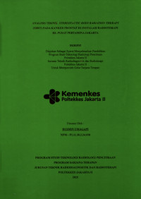 Image of ANALISIS TEKNIK STEREOTACTIC BODY RADIATION THERAPY (SBRT) PADA KANKER PROSTAT DI INSTALASI RADIOTERAPI RS. PUSAT PERTAMINA JAKARTA