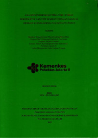 Image of ANALISIS INFORMASI CITRA MRI LUMBAL SEKUEN STIR DAN T2W SPAIR POTONGAN SAGITAL DENGAN KLINIS HERNIA NUCLEUS PULPOSUS