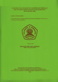 Analisis Tata Letak Ruang Radiologi Terhadap Kelancaran Kerja Di Instalasi Radiologi Rsud Budhi Asih