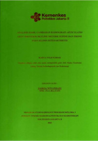 Analisis Hasil Gambaran Pemeriksaan Radiografi Articulatio Genu Proyeksi Skyline Metode Supine dan Prone pada Klinis Osteoarthritis