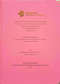 Pembuatan Gigi Tiruan Sebagian Kerangka Logam Kelas Satu Modifikasi Satu Kennedy Rahang Bawah Kombinasi Nylon Thermoplastic (Studi Kasus)