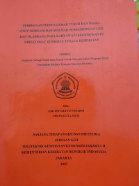 Perbedaan Persen Lemak Tubuh dan Massa Otot Sebelum dan Sesudah Pendampingan Gizi dan Olahraga pada Karyawati Kegemukan di Direktorat Jenderal Tenaga Kesehatan