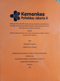 Hubungan Status Gizi (IMT), Kadar Albumin, Kadar Hb dan Jenis Kelamin Terhadap Lama Menderita Penyakit Hepatitis C pada Pasien Dewasa-Lansia di RS Fatmawati (Analisis Data Sekunder)