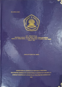 Uji Efektivitas Ekstrak Kulit Buah Jeruk Nipis (Citrus aurantifolia) Sebagai Insektisida Alami Terhadap Nyamuk Aedes aegypti Tahun 2022
