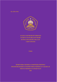 Analisa Faktor Iklim Terhadap Incidence Rate (IR) Kasus Diare Di Wilayah Jakarta Selatan Tahun 2018 - 2022