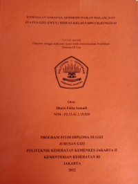 Kebiasaan Sarapan, Sindrom Makan Malam, dan Status Gizi Siswa/i Kelas 5 SDN Cileungsi 01