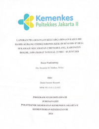 Laporan Pelaksanaan Keluarga Binaan Kasus Ibu Hamil Kurang Energi Kronis (KEK) di RT 03 RW 07 Desa Sukamaju Kecamatan Cibungbulang, Kabupaten Bogor, Jawa Barat Tanggal 23 Mei - 03 Juni 2024