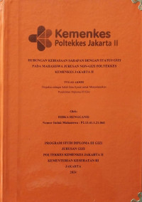 Hubungan Kebiasaan Sarapan dengan Status Gizi Pada Mahasiswa Jurusan Non-Gizi Poltekkes Kemenkes Jakarta II