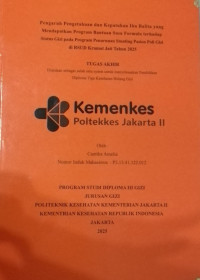 Pengaruh Pengetahuan dan Kepatuhan Ibu Balita yang Mendapatkan Program Bantuan Susu Formula terhadap Status Gizi pada Program Penurunan Stunting Pasien Poli Gizi di RSUD Kramat Jati Tahun 2025