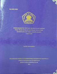 Studi Deskriptif Tentang Pengelolaan Sampah Pada Phase Storage dan Phase Collection di Rusunawa KS Tubun Jakarta Barat Tahun 2021