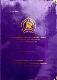Studi Deskriptif Tentang Sanitasi Pengelolaan Linen di Rumah Sakit Umum (RSU) Adhyaksa Jakarta Timur Tahun 2022