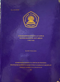 Studi Deskriptif Pengelolaan Sampah di Pasar Kranji Baru, Kota Bekasi Tahun 2022