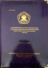 STUDI DESKRIPTIF PERILAKU HIDUP BERSIH SEHAT (PHBS) SANTRIWATI MTs PONDOK PESANTREN DARURRAMAH YAPIDA BOJONG NANGKA GUNUNG PUTRI, JAWA BARAT TAHUN 2023