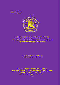 Studi Deskriptif Tentang Pengelolaan Sampah di Permukiman RW 02 Kelurahan Kreo Selatan, Kecamatan Larangan, Kota Tangerang Tahun 2023