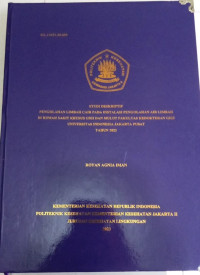 Studi Deskriptif Pengolahan Limbah Cair Pada Instalasi Pengolahan Air Limbah di Rumah Sakit Khusus Gigi dan Mulut Fakultas Kedokteran Gigi Universitas Indonesia Jakarta Pusat Tahun 2023