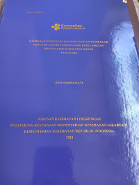 Gambaran Kesehatan Lingkungan Kantin Sekolah Pada SMP Negeri 2 Bojonggede di Kecamatan Bojong Gede Kabupaten Bogor Tahun 2024