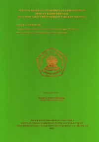 Penatalaksaan Pemeriksaan Esofagografi dengan klinis Disfagia di Rumah Sakit Umum Daerah Tarakan Jakarta